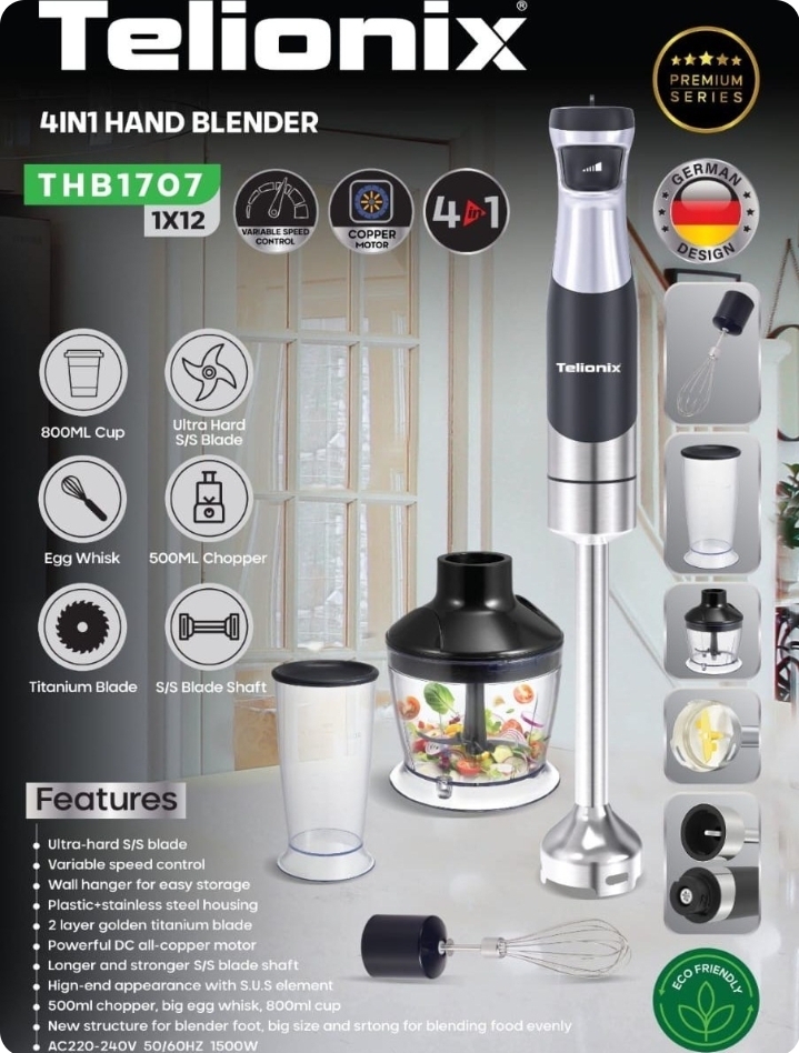گوشت کوب 4 کاره تلیونیکس مدل THB1707